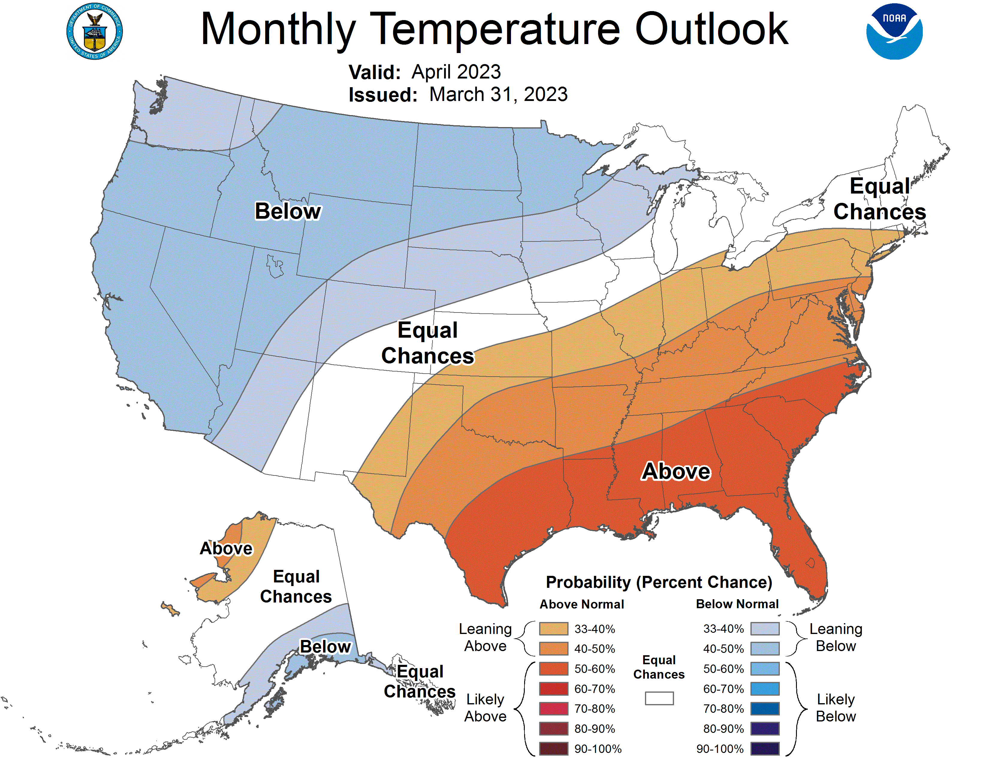 apr temp outlook map