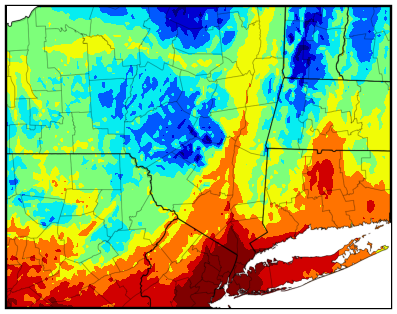 Eastern NY gdd accumulation map
