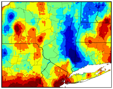 Eastern NY gdd difference map